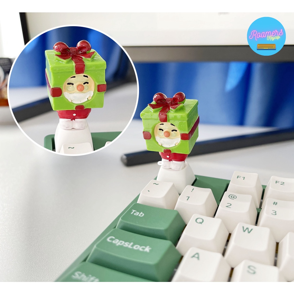 Keycap Merry Christmas giáng sinh Quà Tặng đáng yêu Phần 3 Phím Lẻ R4 PBT