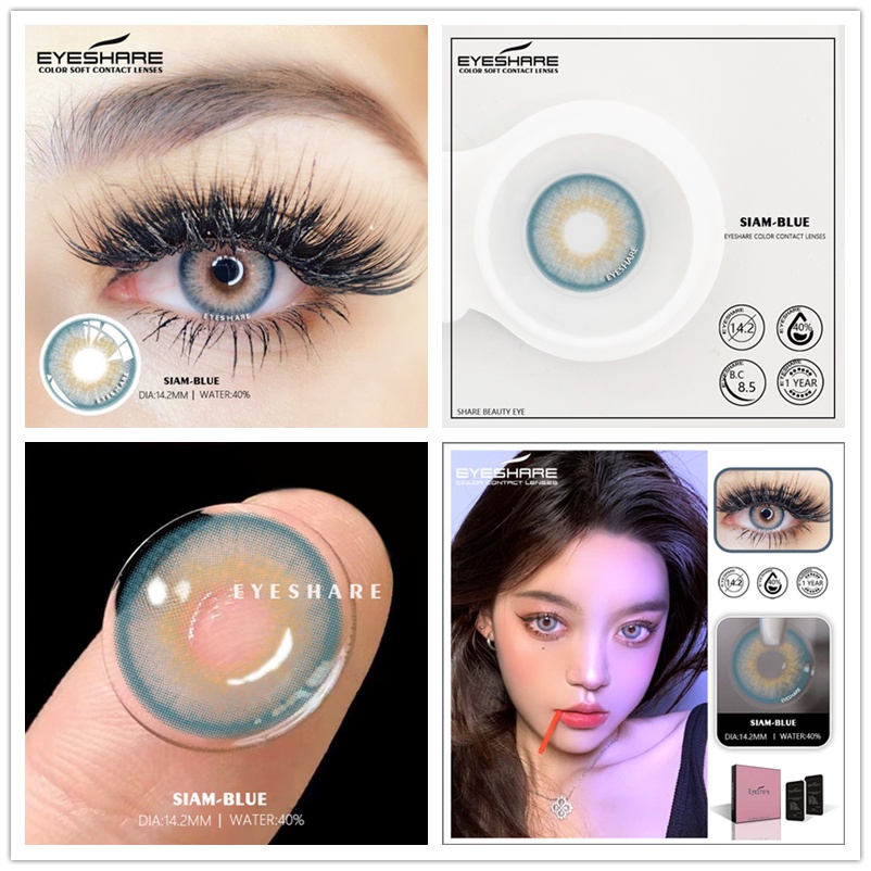 EYESHARE [Hàng mới về] Cặp kính áp tròng màu sắc độc đáo thời trang