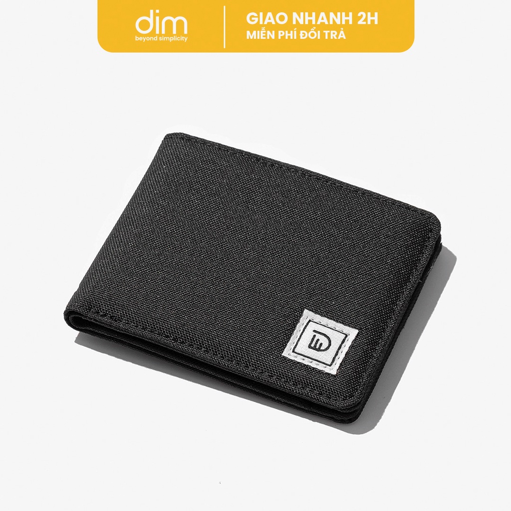 Ví Vải Gập Đôi Unisex DIM Cross Wallet - Ngang (Ngăn Rút Tiền Nhanh)