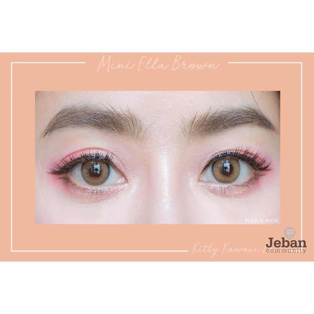 Lens Nâu Sáng Hottrend Giãn Nhẹ ELLA BROWN Ẩm Cao 55% Hạn Sử Dụng 6 Tháng Hot Tiktok Ulzzang Phù Hợp Cho Mắt Nhạy Cảm