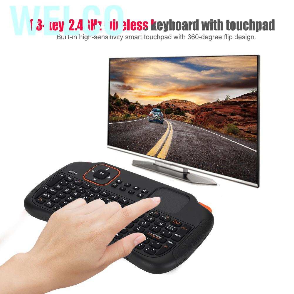 Bàn Phím Welco 2.4ghz Không Dây Tích Hợp Cảm Ứng Cho Windows Pc 83-key Android Tv Pt