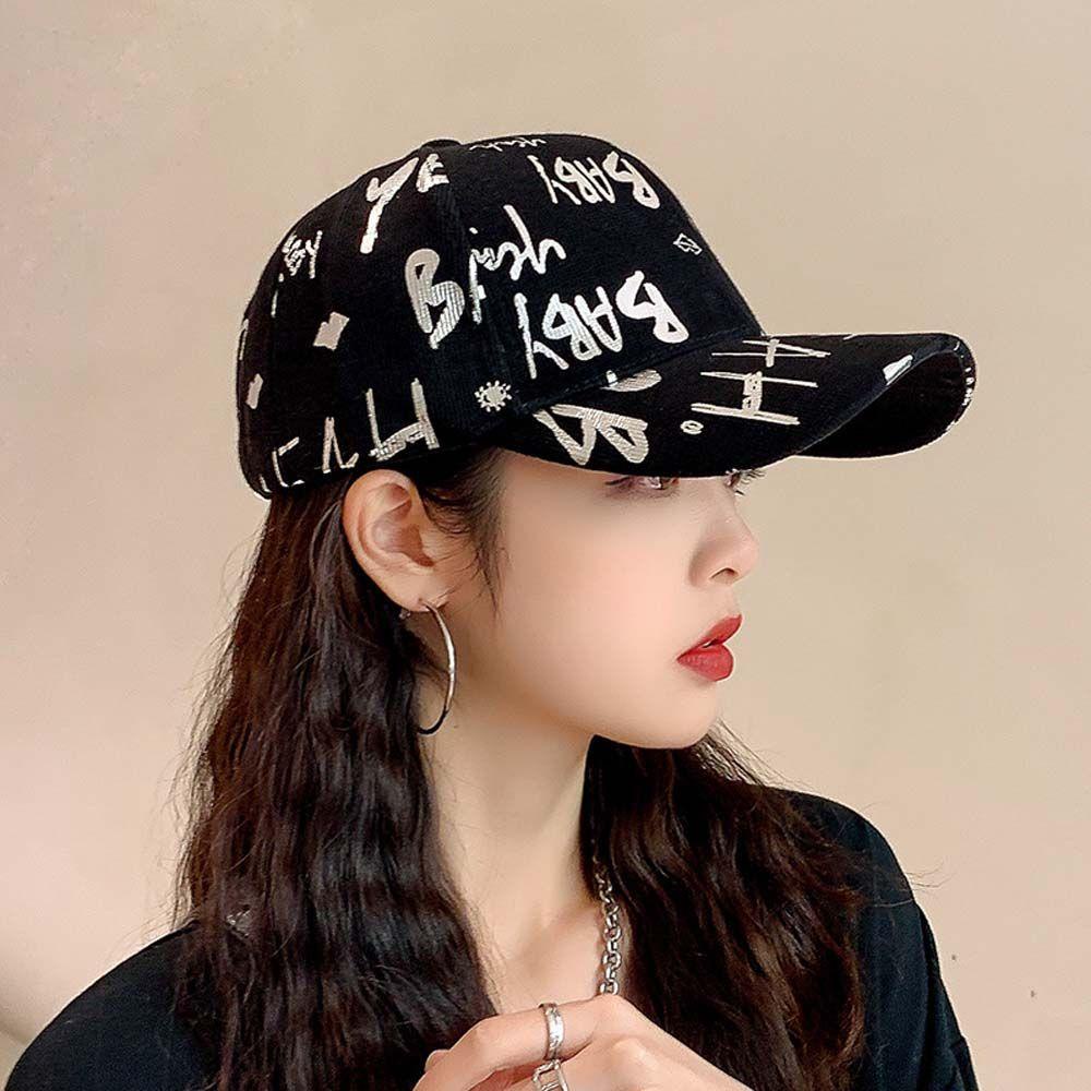 Mũ Lưỡi Trai Họa Tiết Graffiti Phong Cách Hiphop Cá Tính