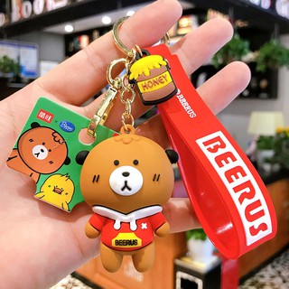 Móc khóa xe, khóa cặp, ba-lô, túi xách, khóa cửa nhà hoạt hình ngộ nghĩnh chính hãng của thương hiệu Beerus