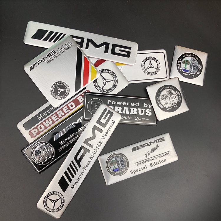 ❤❤Phù Hợp Nhãn Dán Trang Trí Xe Hơi Benz AMG A-Class E-Class GLC