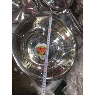 rổ inox lỗ to 36cm