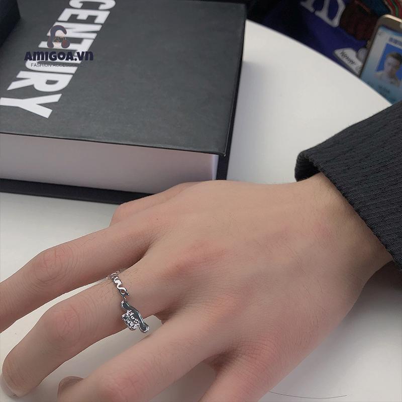 ✨✨Nhẫn hở họa tiết Cinnamoroll hoạt hình dễ thương phong cách Hàn Quốc cho nữ