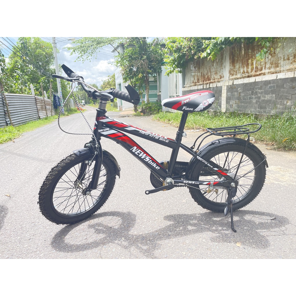 Xe đạp 16inch NEWS Bike - Baga - Sừng trâu - Chống ngiêng