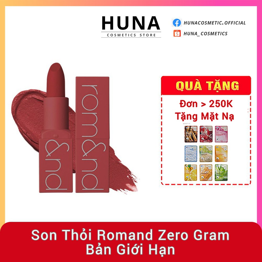 Son thỏi Romand Zero Gram Bản giới hạn HOÀNG HÔN