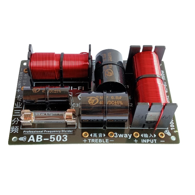 Mạch phân tần loa 3 đường tiếng công suất lớn nhập khẩu AB-530, phân tần loa kéo, giá 1 mạch