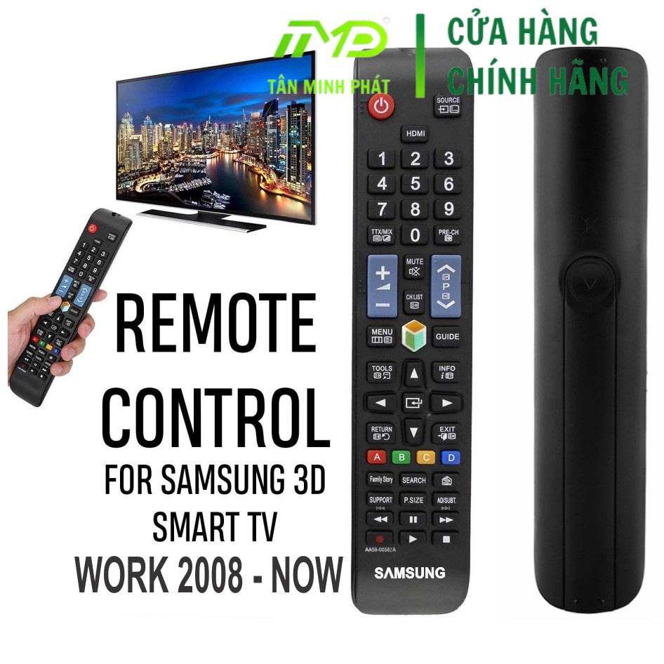 Tay khiển cho tất các đời Tivi Samsung hiện nay trên thị trường. Tân Minh Phát