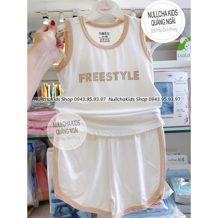 HRNEE Bộ Ba Lỗ Chất Liệu Mềm Mịn An Toàn Cho Bé Từ 6-18kg