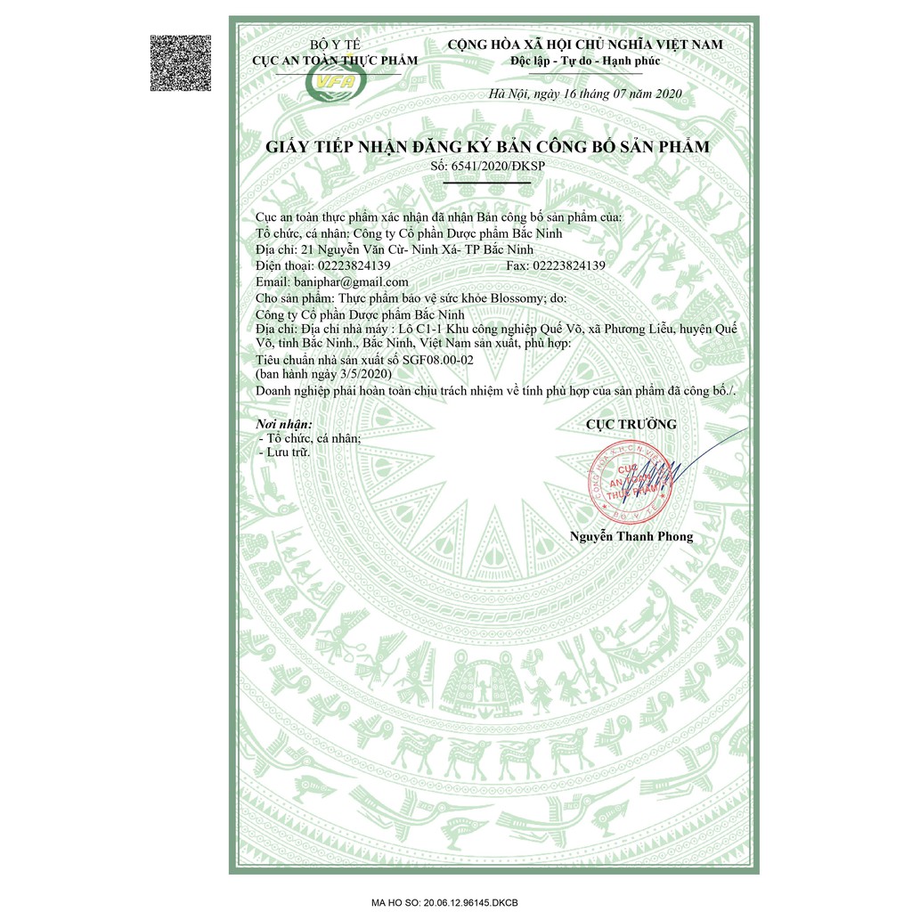 Thực phẩm bảo vệ sức khỏe giúp da sáng đẹp và dạ dày khỏe Blossomy | Thế Giới Skin Care