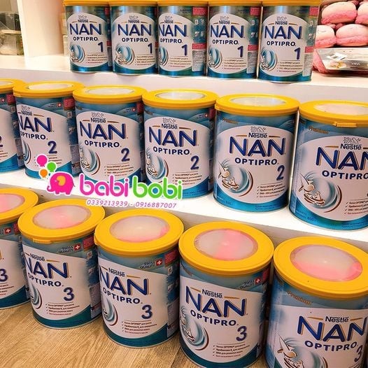 Sữa bột Nan Nga 400g/800g số 1,2,3,4