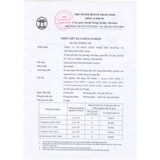 Dung dịch Anolyte nồng độ chuẩn