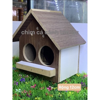 Tổ đẻ chim yến phụng mái nhà 19x15x12cm