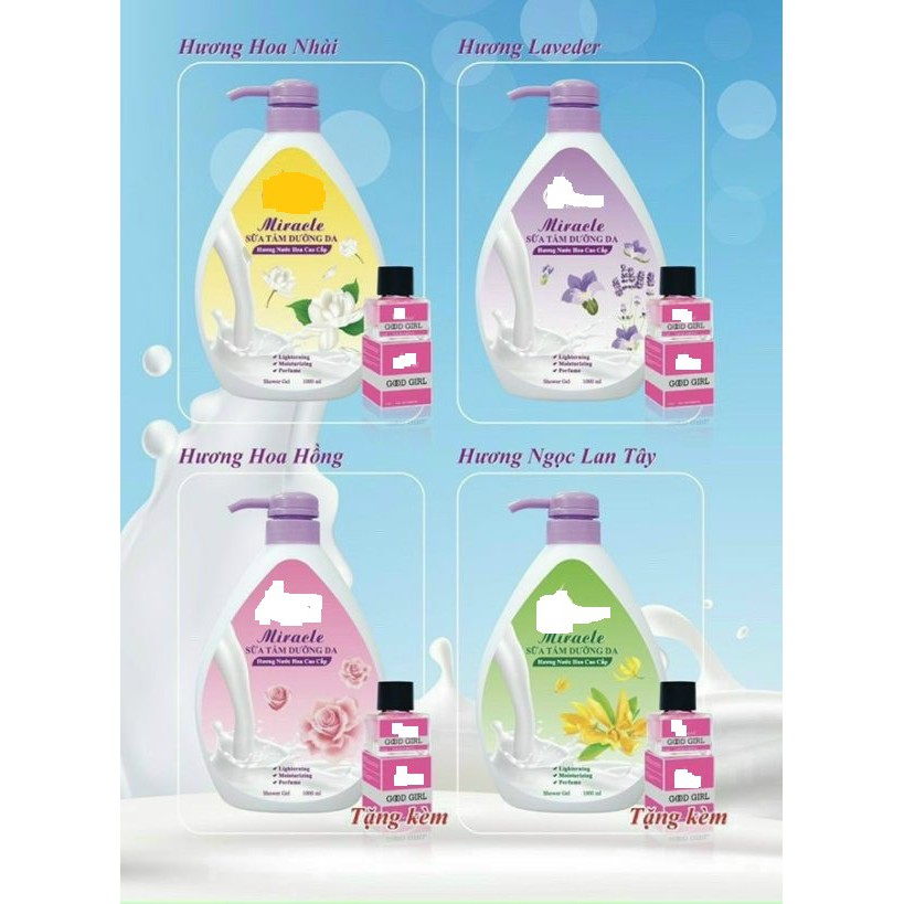 Sữa tắm hương nước hoa GOOD GIRL - SO SEXY 250ML -1000ml + Tặng nước hoa mini 5ML