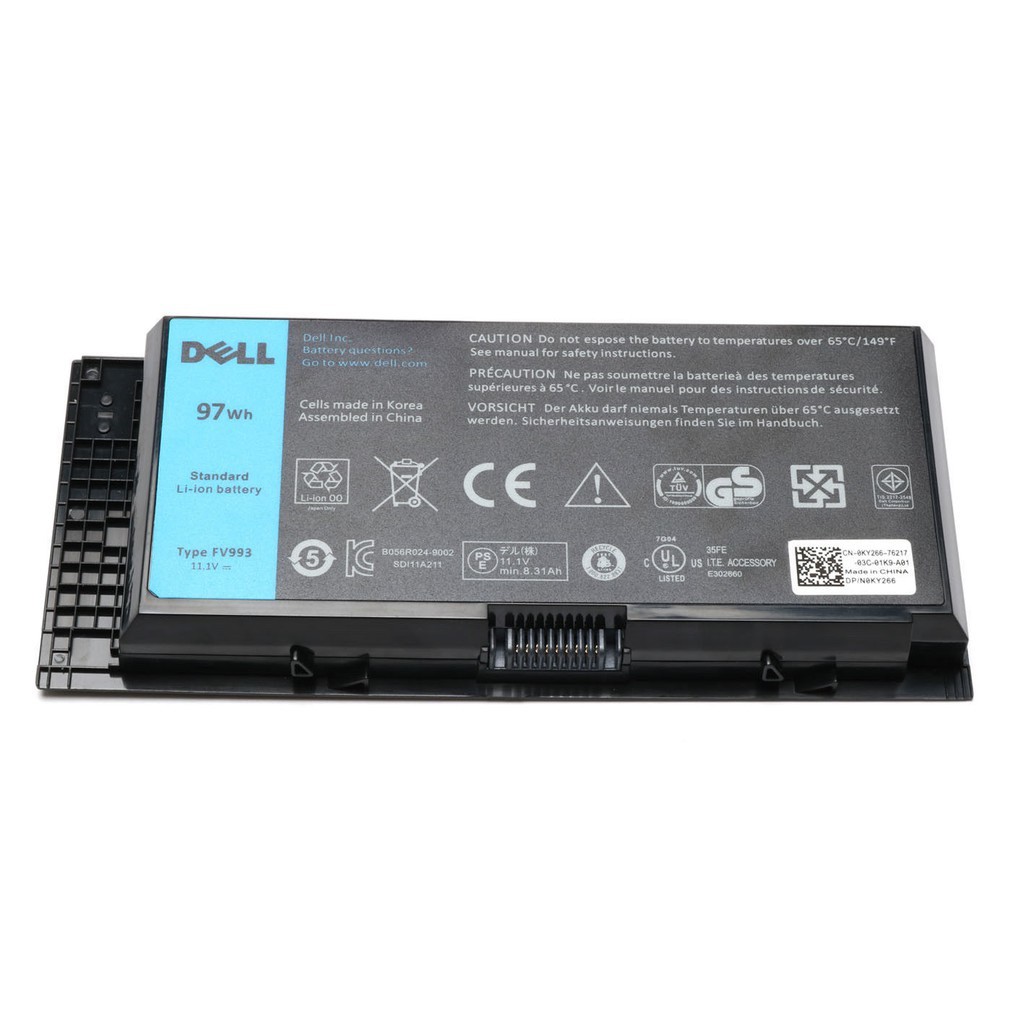 Pin Máy Tính Laptop DELL Precision M6600 - Pin ZIN