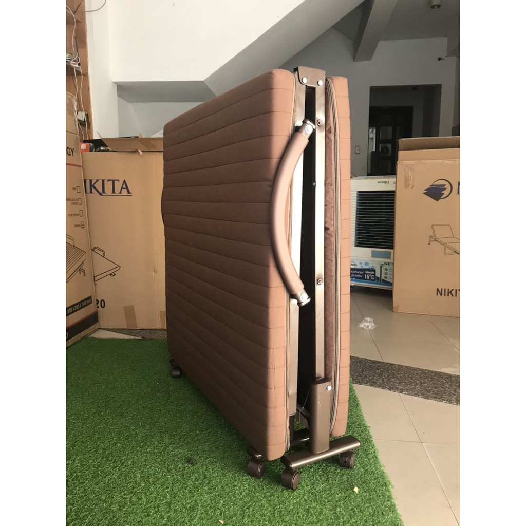 Giường gấp xếp đa năng Hàn Quốc HQ90 Nikita, văn phòng công sở bảo hành 1 năm
