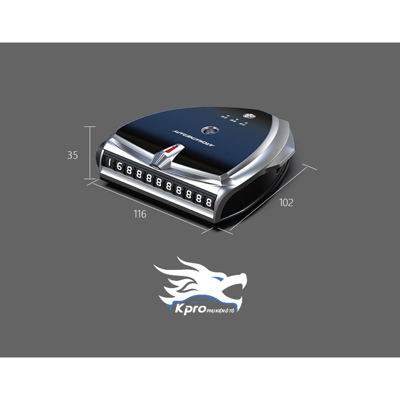 Máy khuếch tán tinh dầu pin sạc kèm bảng số điện thoại để taplo ô tô, xe hơi - Hàng Kpro chất lượng cao | BigBuy360 - bigbuy360.vn