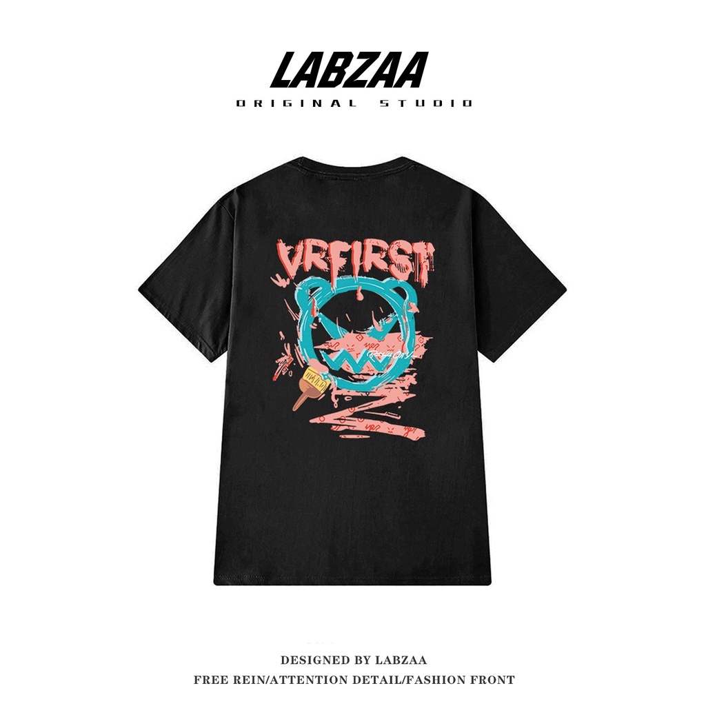 Áo Thun Tay Ngắn Cổ Tròn Form Rộng Thời Trang Xu Hướng Nhật Bản Cho Nam