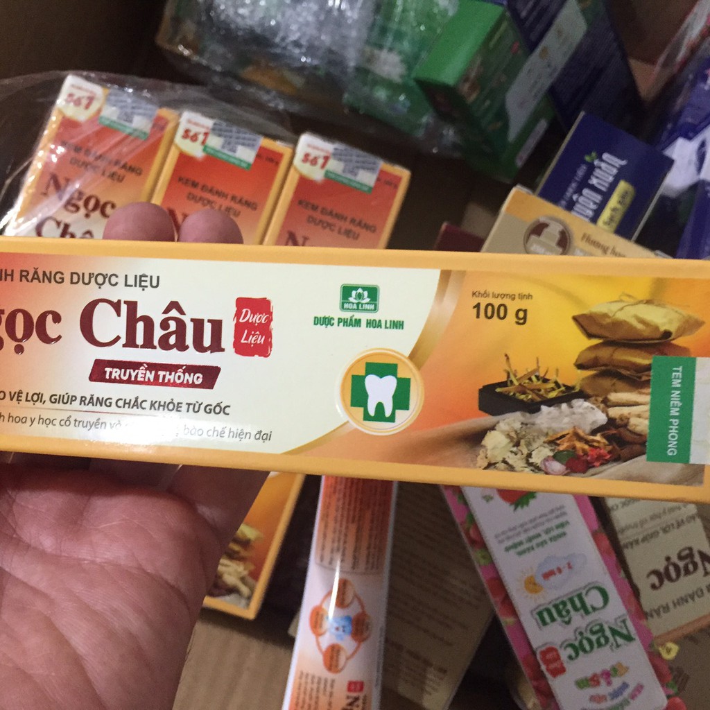 Kem đánh răng dược liệu Ngọc Châu 100g