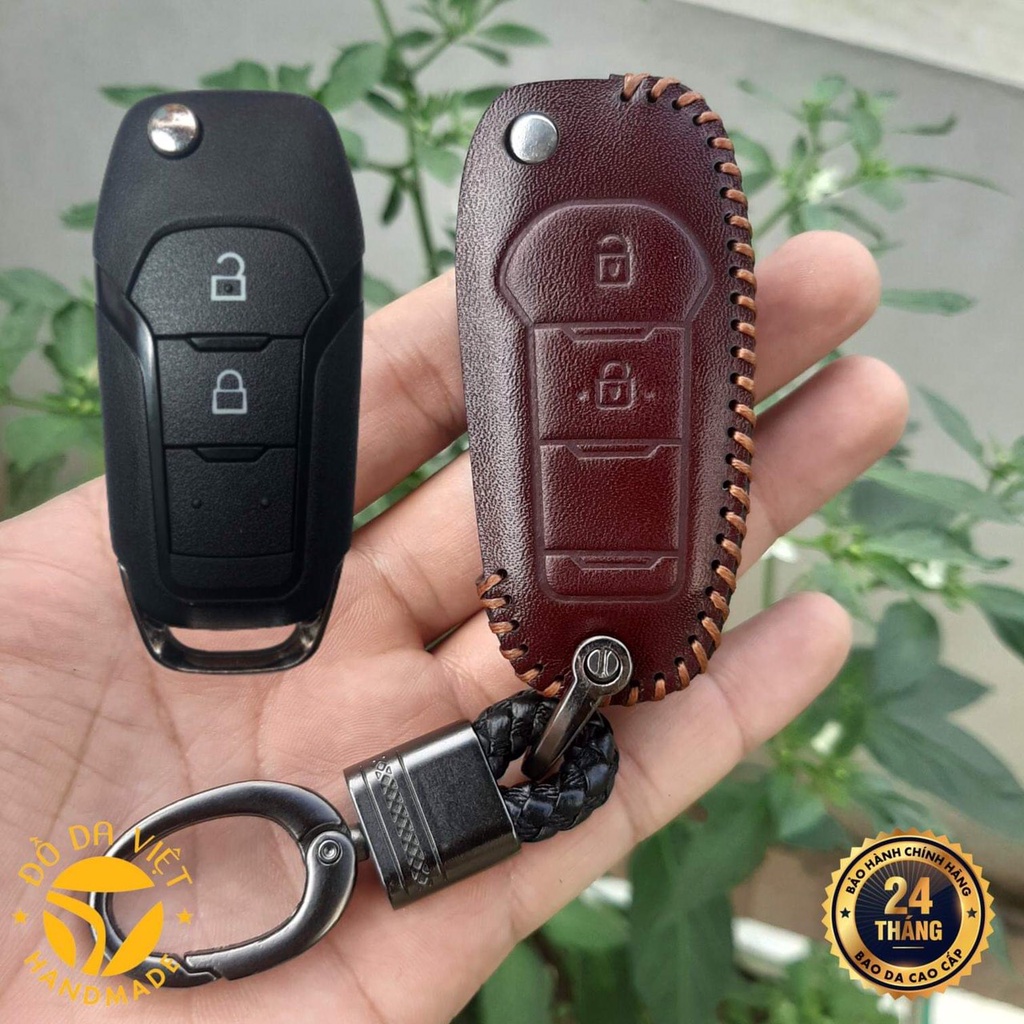 Bao Da Chìa Khóa Ford Ranger Wildtrak 2014-2017, XLS XLT 2018-2023 🐂 Da bò 100%