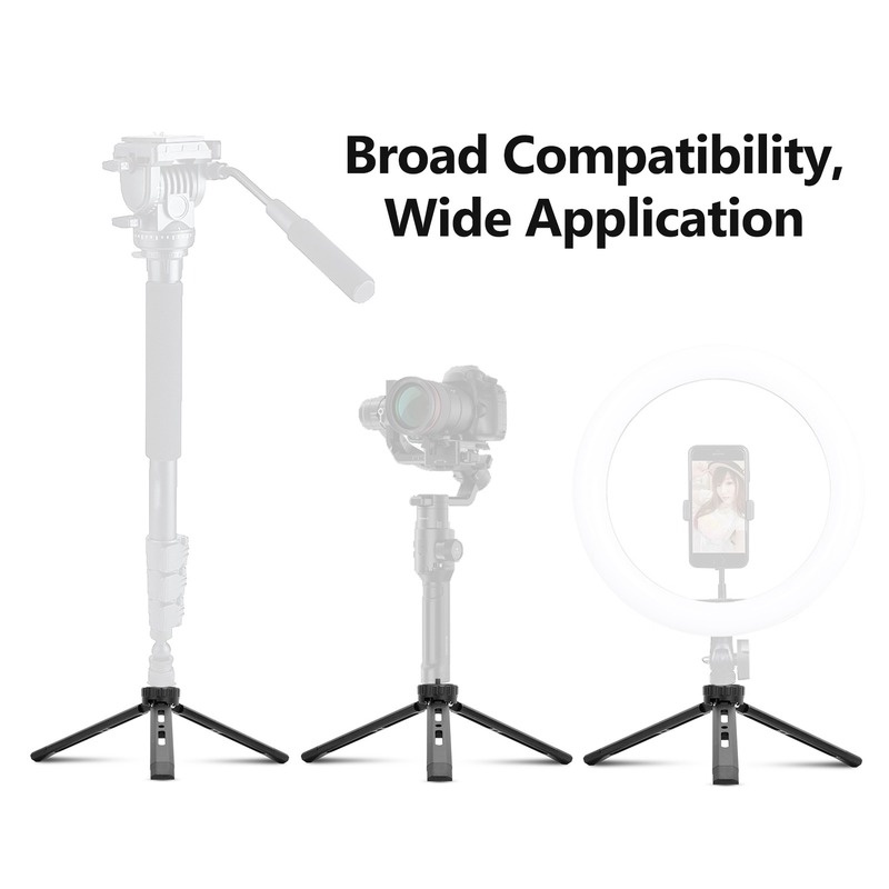 Giá đỡ ba chân mini bằng hợp kim nhôm với ốc vít 1/4 inch cho máy ảnh DSLR ILDC