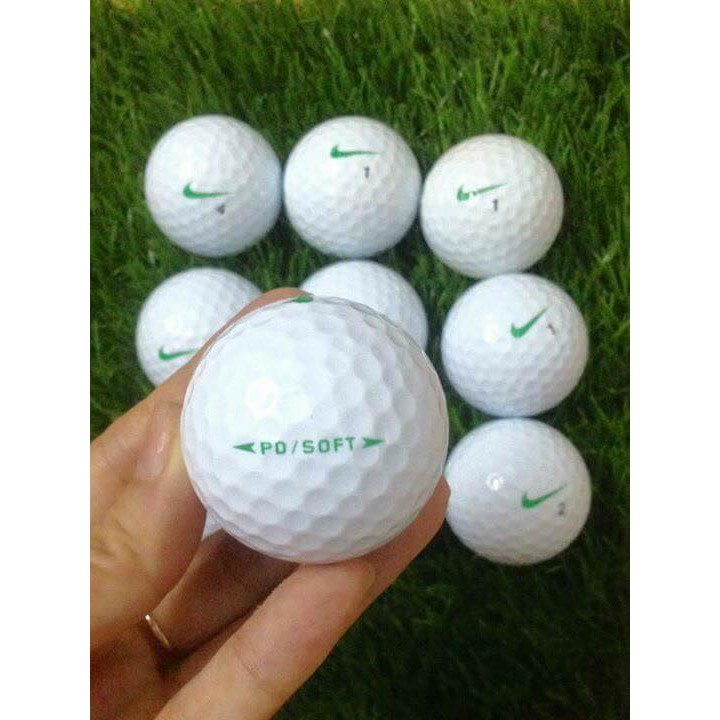 COMBO 10 QUẢ BÓNG GOLF TITLEIST/CALLAWAY/TAYLORMADE/SRIXON/NIKE MỚI 90%