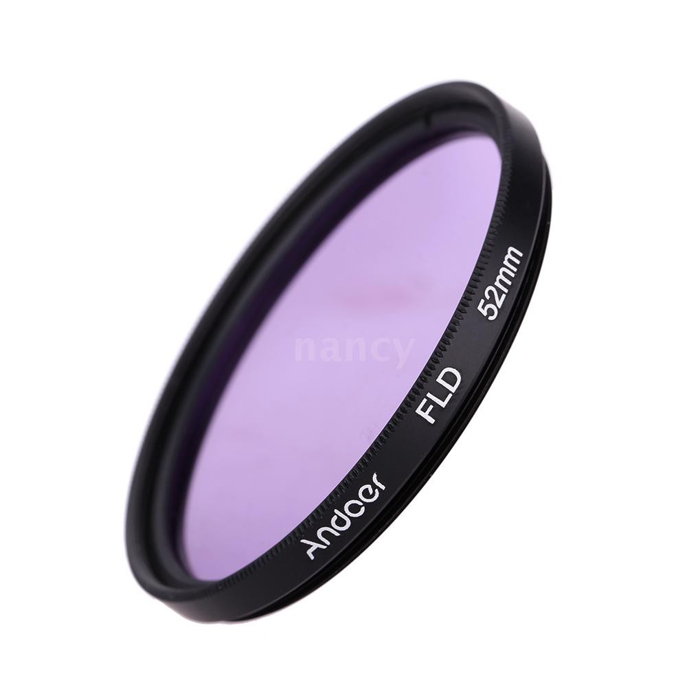 Andoer 52mm UV+CPL+FLD+ND(ND2 ND4 ND8) Photography Filter Kit Set Ultraviolet Circular-Polarizing Fluorescent Neutral De