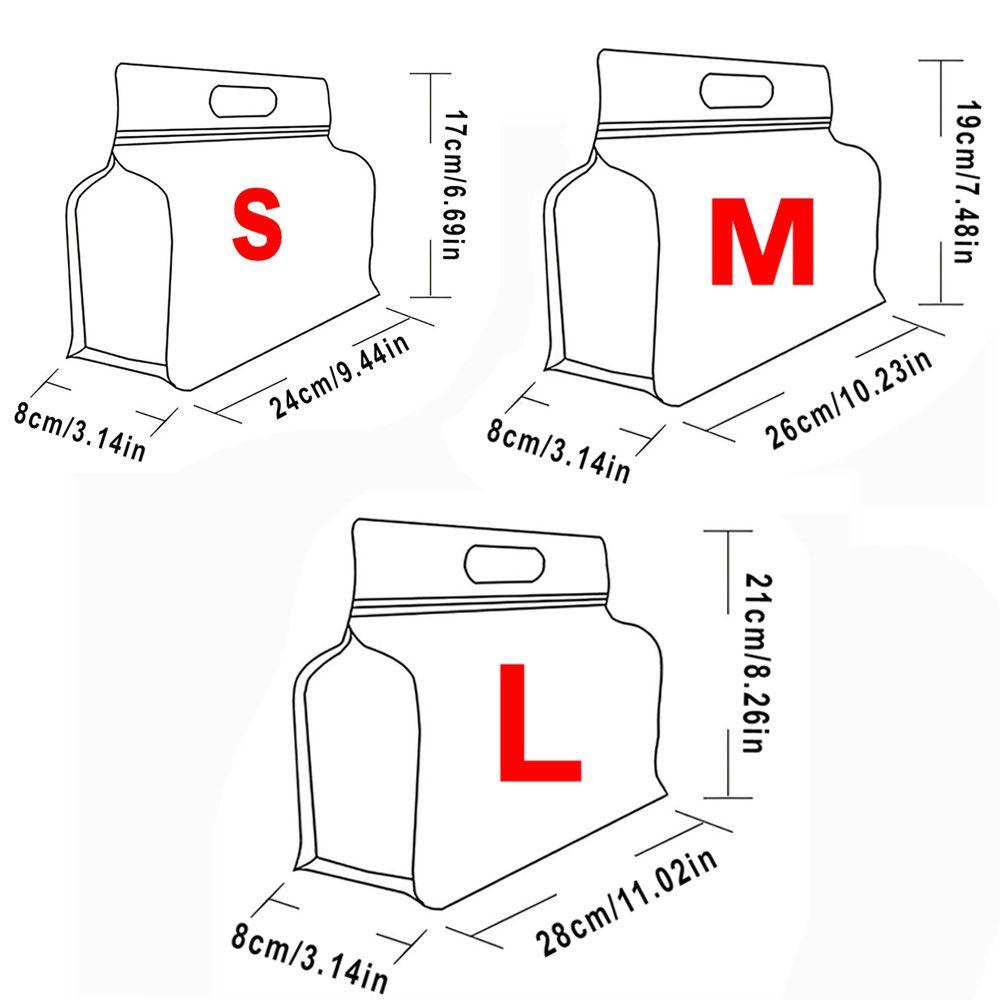 NICKOLAS 1 Túi Đứng Đựng Thực Phẩm Có Thể Tái Sử Dụng