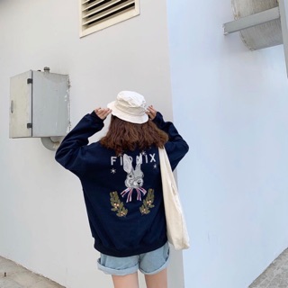 Bunny Sweater - sweater xanh đen