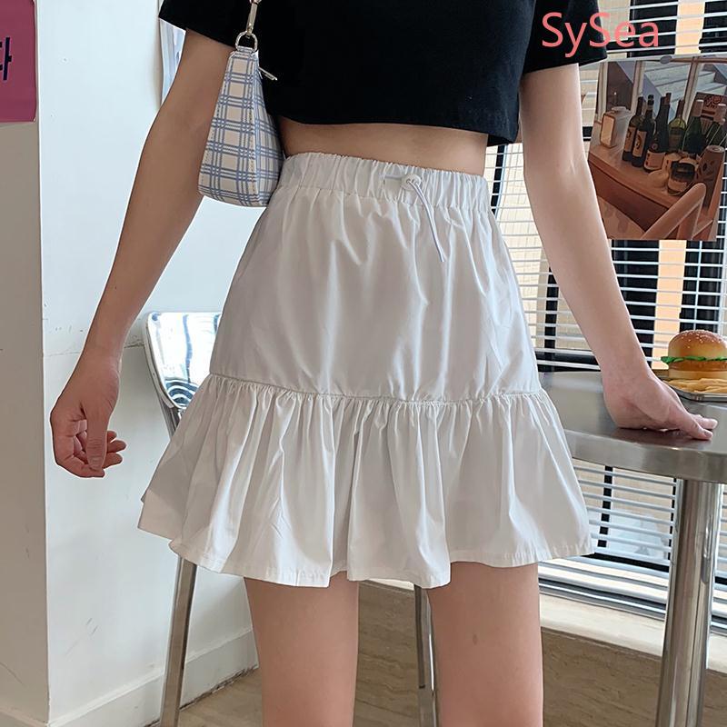 Chân Váy Chữ A Lưng Cao Phối Dây Rút Thời Trang Mùa Hè Cho Nữ | BigBuy360 - bigbuy360.vn