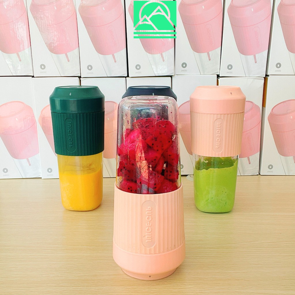 Cốc xay cầm tay mini JUICER CUP 450ml pin 3000mAH chính hãng bảo hành 1 đổi 1