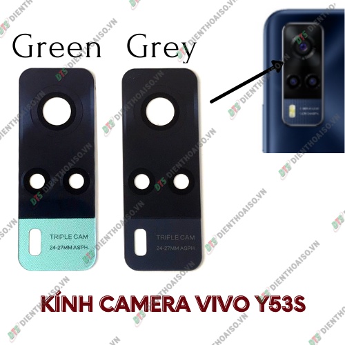 Kính camera vivo y53s kèm keo dán