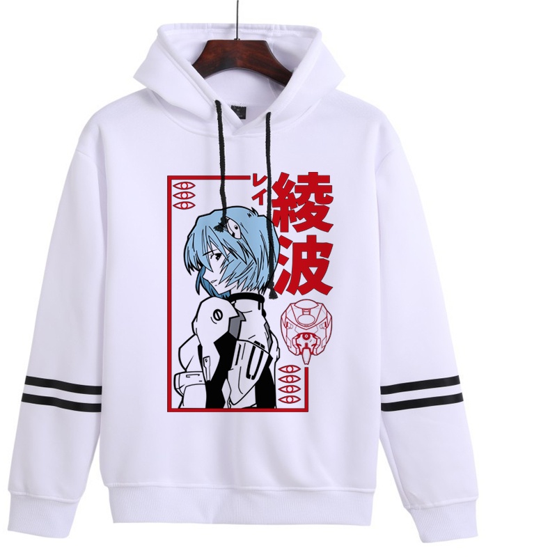 Áo Hoodie Unisex In Hình Rei Ayanami Evangelion Phong Cách Nhật Bản