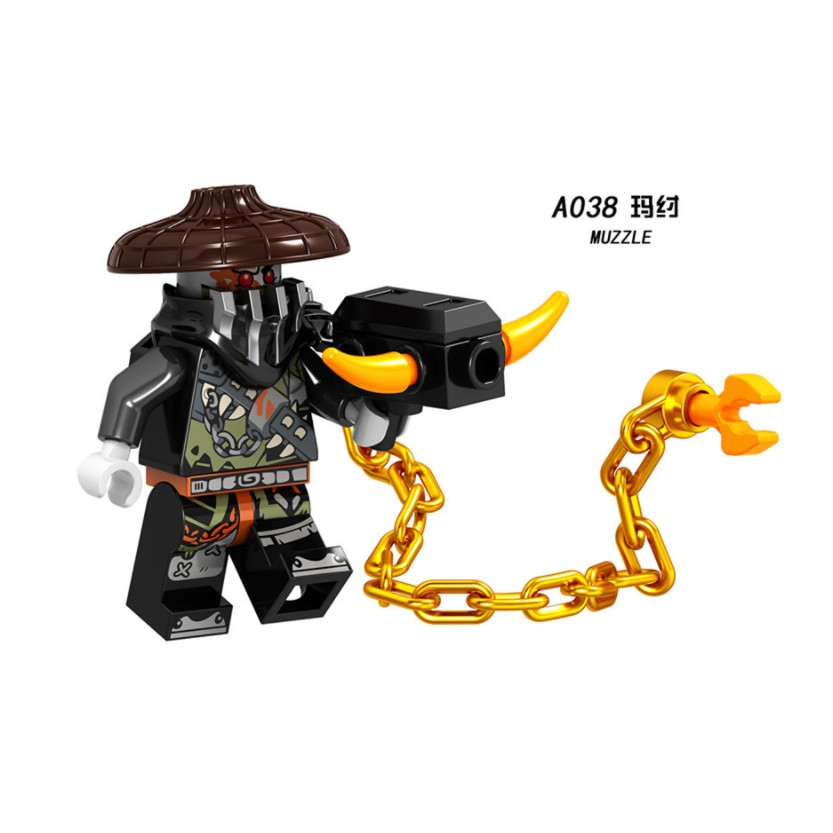 LEGO Mô Hình Nhân Vật Phim Hoạt Hình Ninjago Bằng Pvc