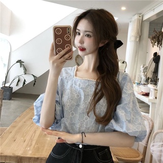 Áo kiểu phối ren