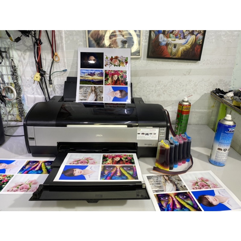 Máy in Epson G4500, máy in A3 nội địa Nhật 6 màu in cực đẹp
