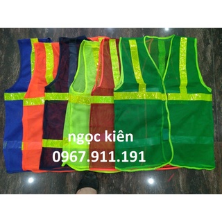 áo lưới phản quang công nhân giá rẻ ( màu xanh lá)
