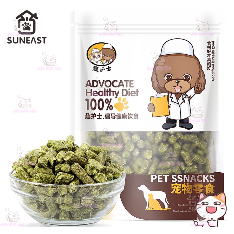 Gói Bánh nén Hushi 300gr catnip vị thịt gà và Cá cho Mèo