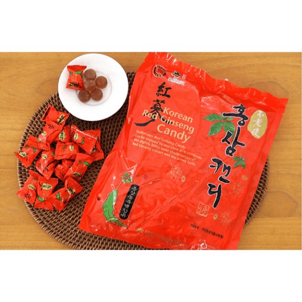 Kẹo Hồng Sâm 6 Năm Tuổi Hàn Quốc Daedong Korea Siêu Ngon 250gr Chính Hãng