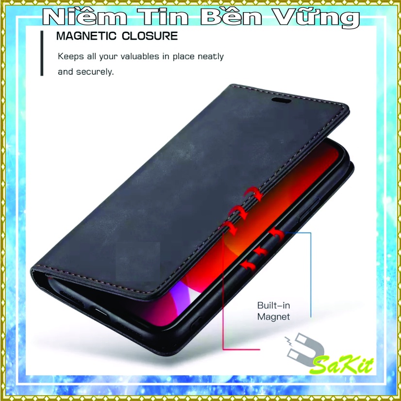 Bao da may viền ví để tền, điện thoại samsung s21, s21 plus, s21ultral, s21fe.