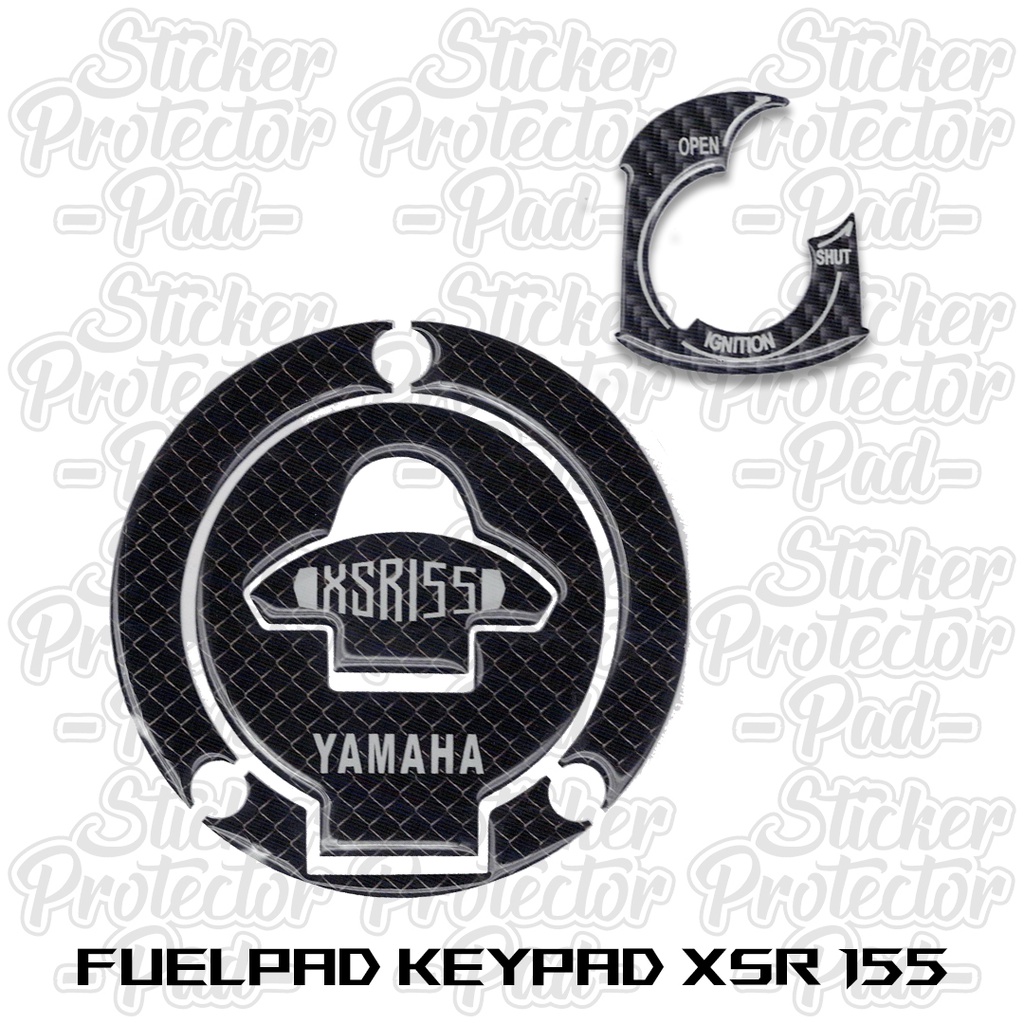 Miếng Dán Trang Trí Bình Xăng Xe yamaha xsr155 xsr 155 Dập Nổi
