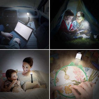 Đèn LED kẹp đọc sách cổng USB cho Kindle