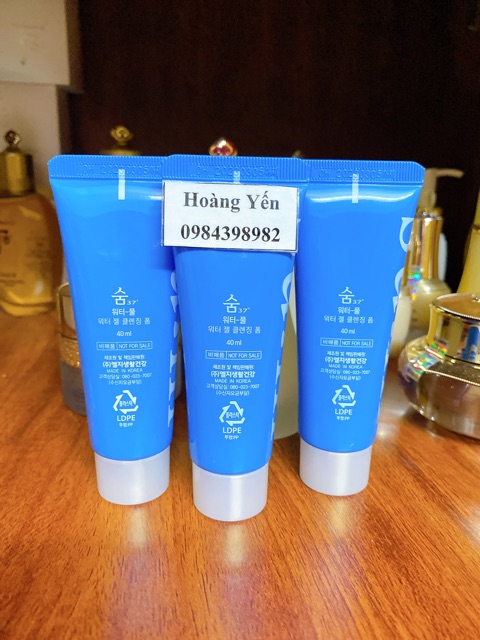 Sữa rửa mặt sum xanh dành cho da dầu - date 2023, xách tay, tách set k hộp
