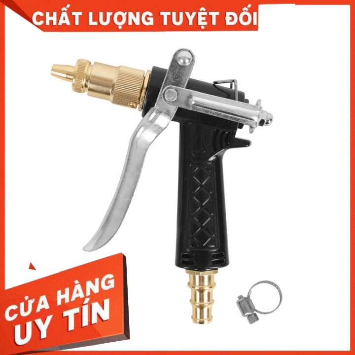 Vòi rửa xe K01. Súng xịt rửa nước áp lực cao, thao tác đơn giản, dễ dàng vệ sinh xe máy và nhà cửa.