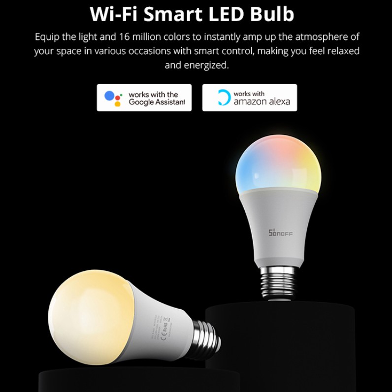 ♡ Bóng Đèn LED Thông Minh Sonoff B05-B-A60/ B02-B-A60 ☾Mặt Trăng | BigBuy360 - bigbuy360.vn