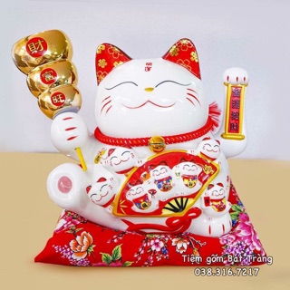 Mèo thần tài may mắn vẫy tay 26cm
