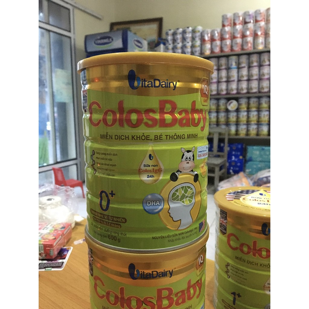 Sữa Colosbaby IQ gold - Bổ sung DHA Số 0,1,2 ( 800g )