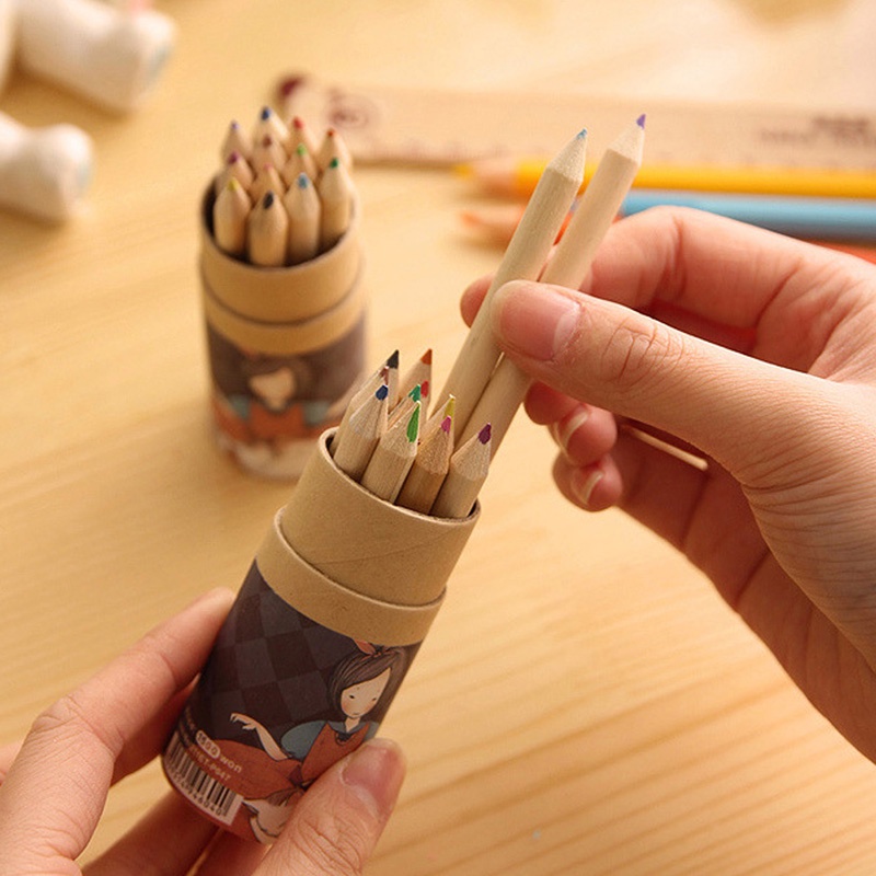 Set 12 Bút Chì Màu Vẽ Phác Thảo Chuyên Nghiệp
